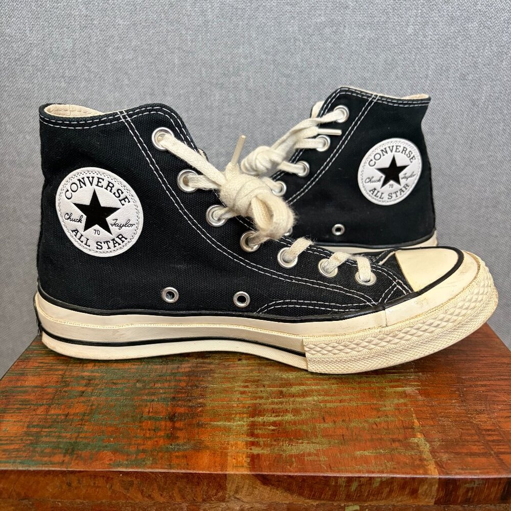 Converse Chuck 70 Vintage Hi Sneakers – Black, Women’s 7 / Men’s 5